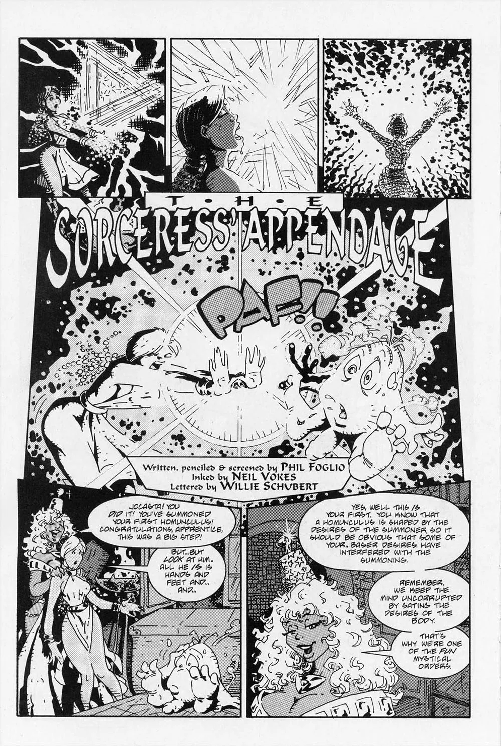 The Sorceress' Appendage porno comics Cover