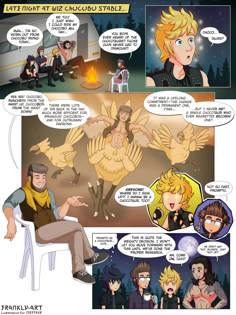 Final Fantasy - Bros Before 'Bos porno comics Cover