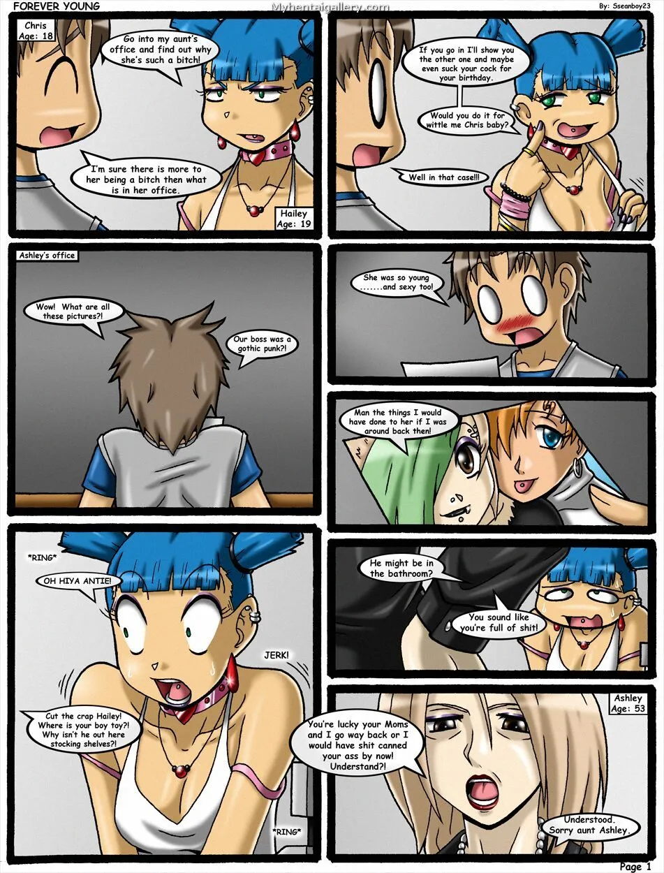 Forever Young porno comics Cover
