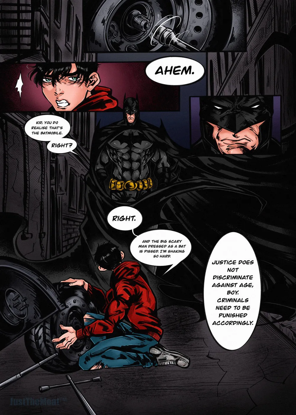 Bruce x Jason porno comics Cover