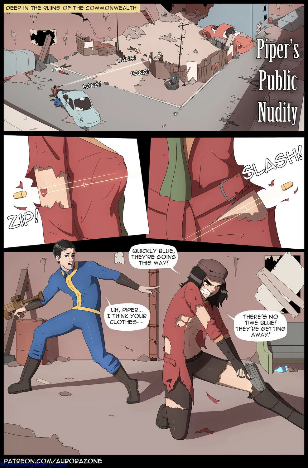 Pipers Public Nudity porno comics