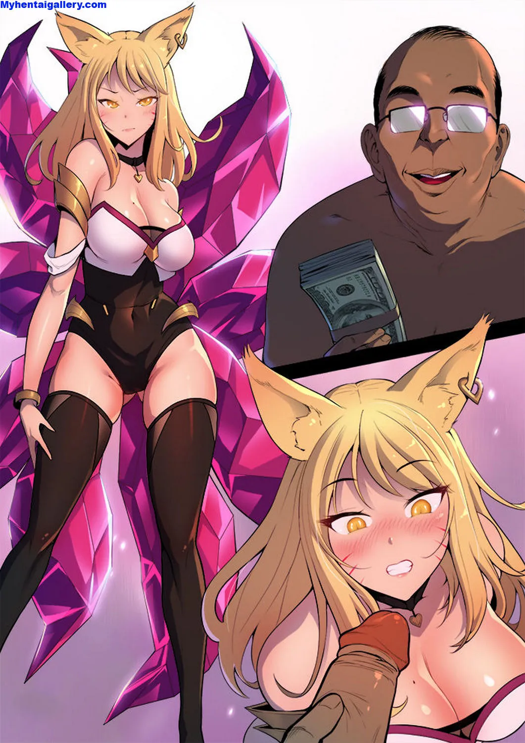 KDA Ahri porno comics