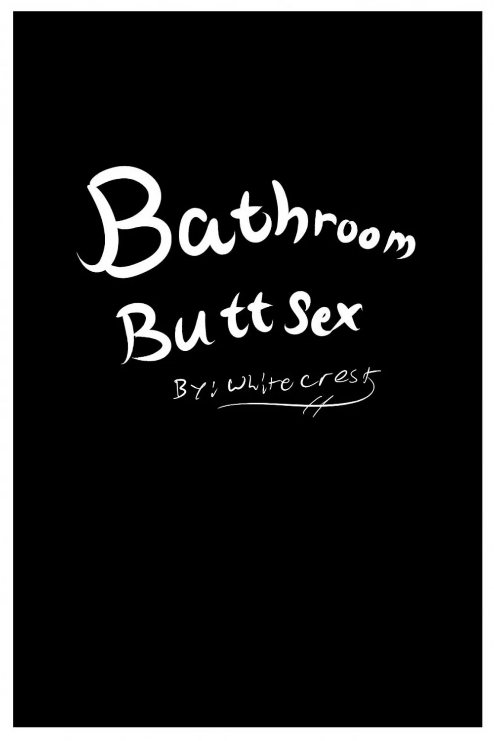 Bathroom Buttsex porno comics