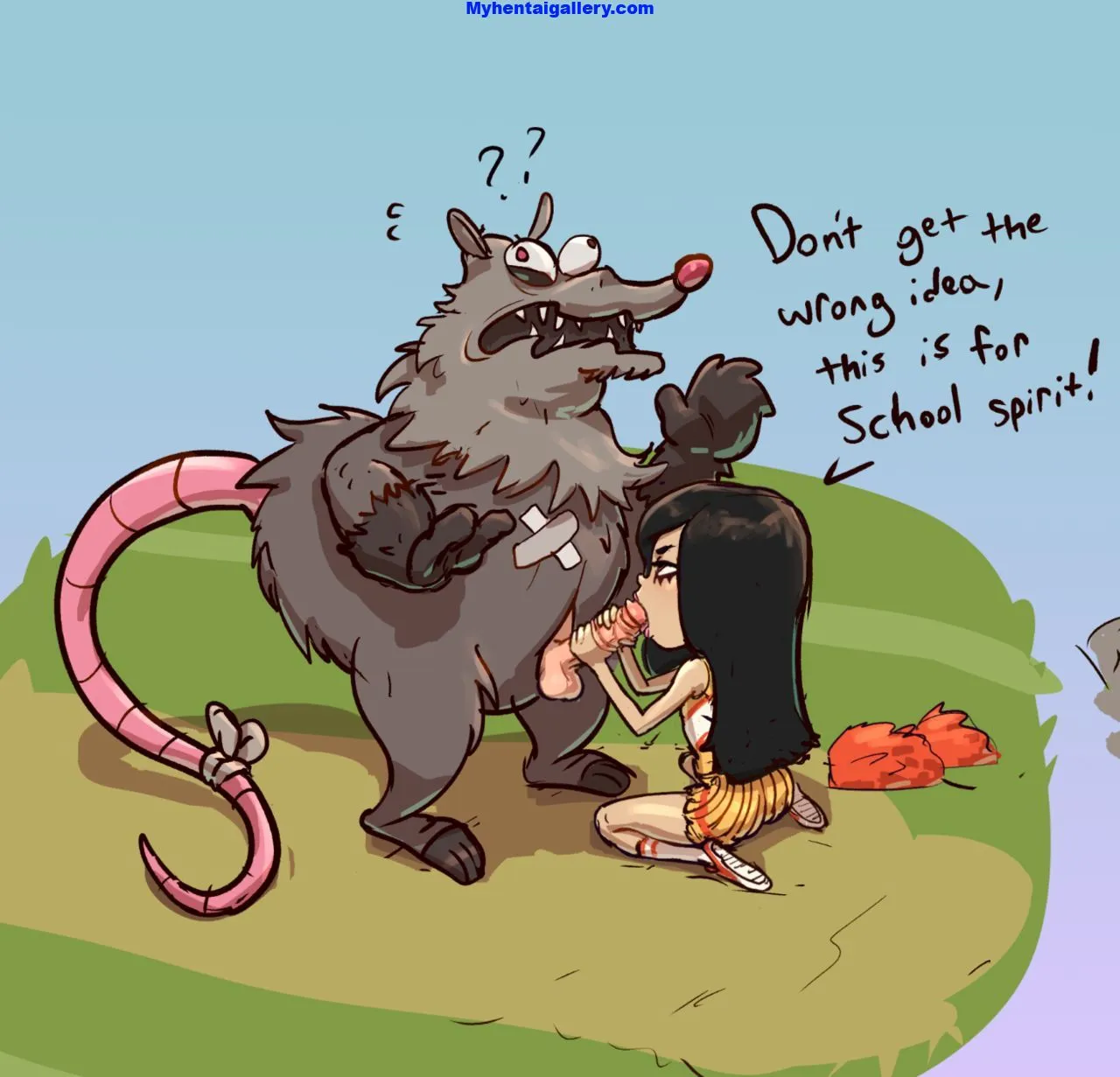 Brittney Boosting Morale porno comics