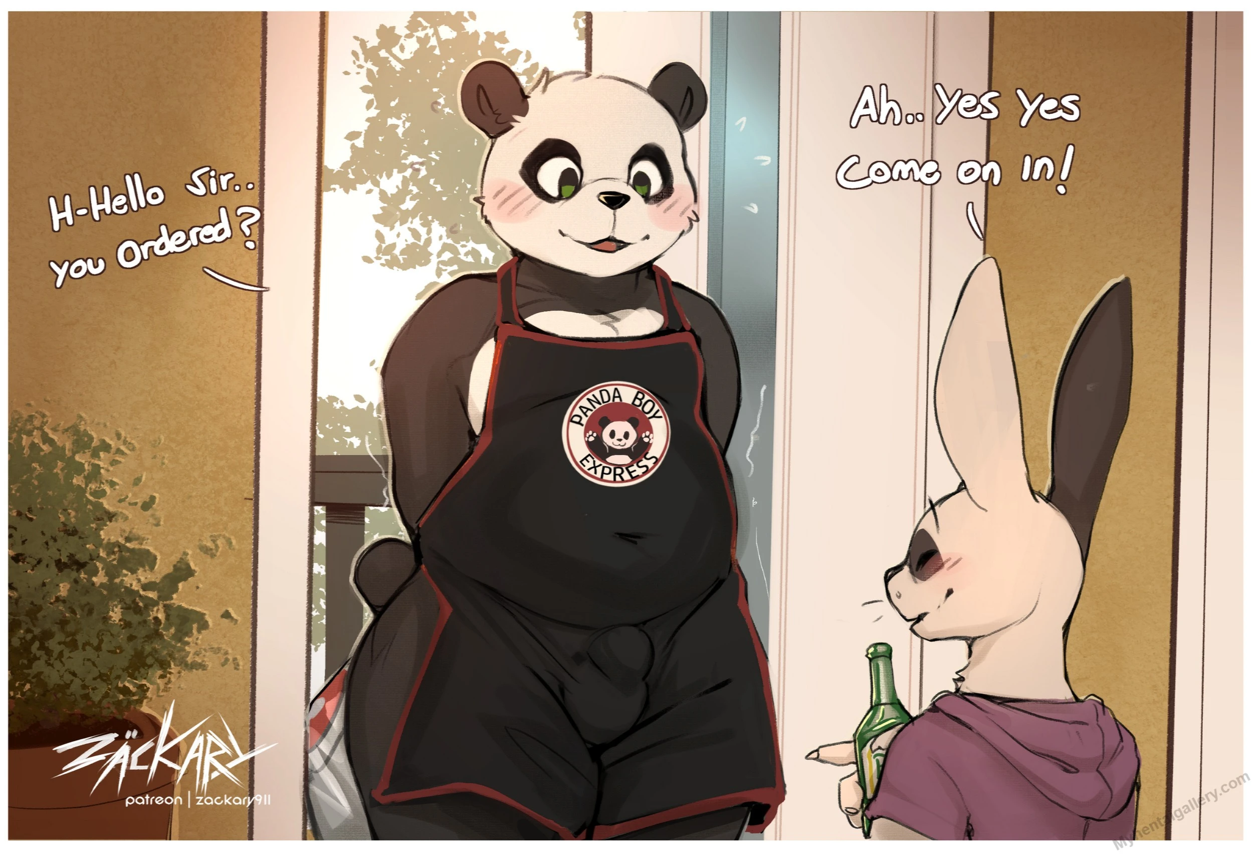 Panda Delivery porno comics