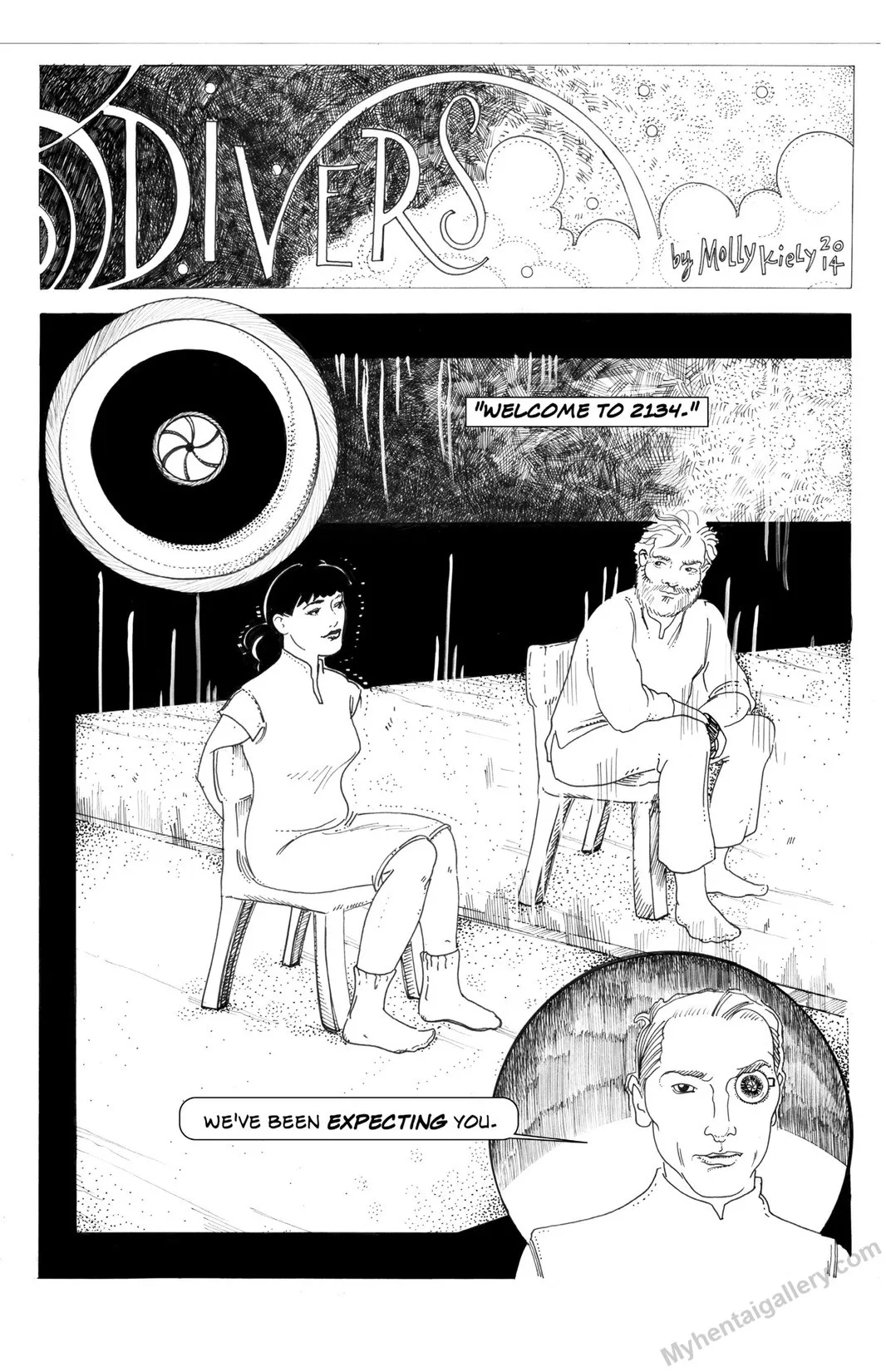 Divers porno comics Cover
