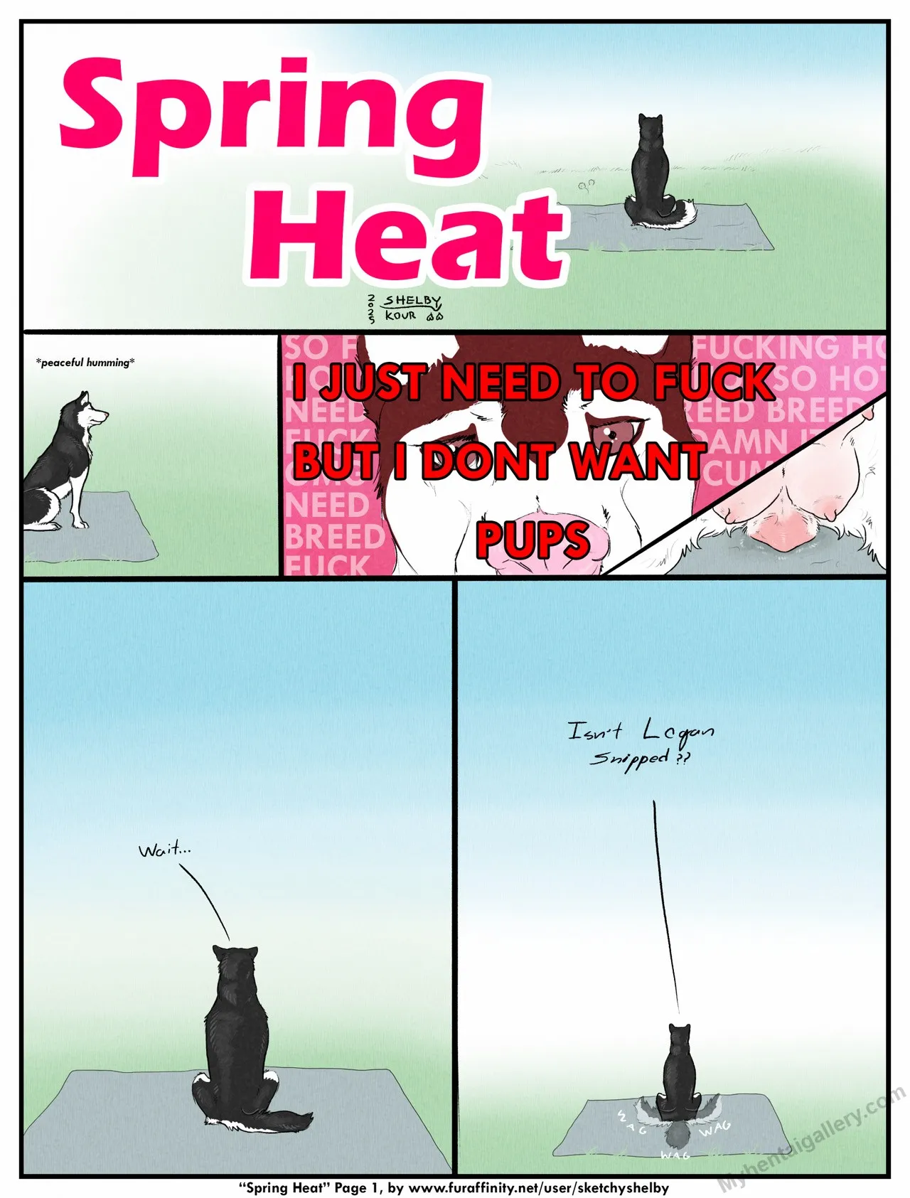 Spring Heat porno comics Cover