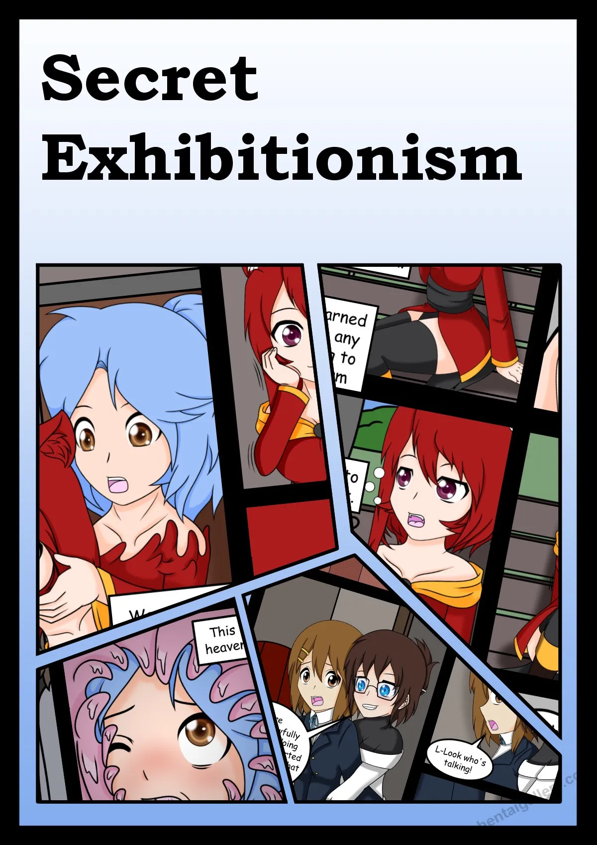 Secret Exhibitionism porno comics Cover