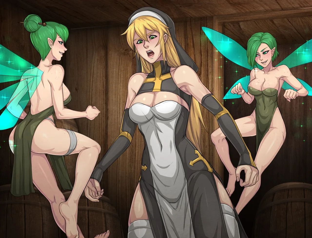 Claire's Quest - Pixie Pranks porno comics