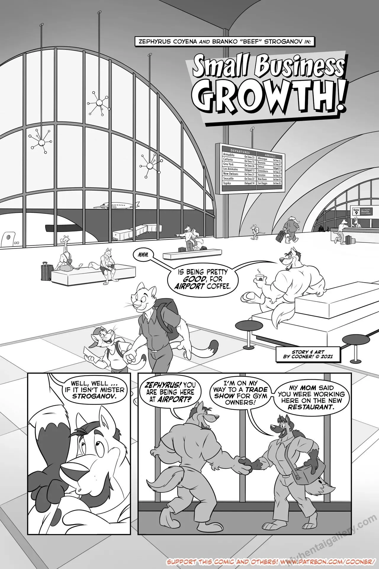 The Coyenas - Small Business Growth! porno comics