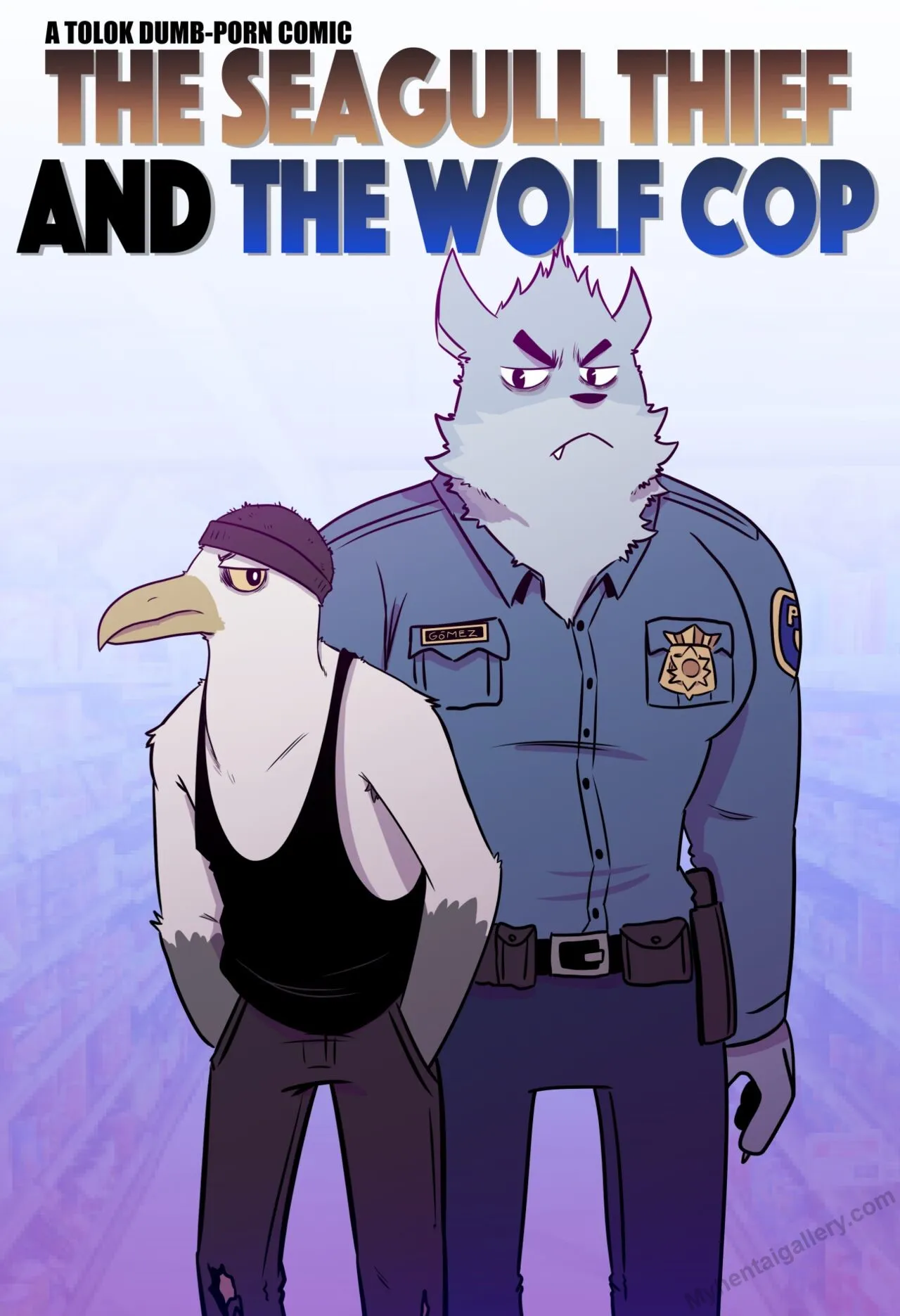 The Seagull Thief And The Wolf Cop porno comics Cover