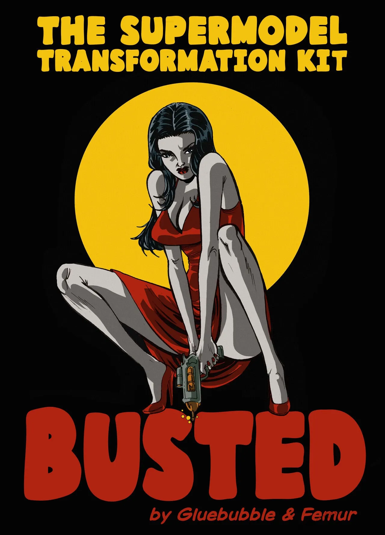 The Supermodel Transformation Kit - Busted porno comics Cover