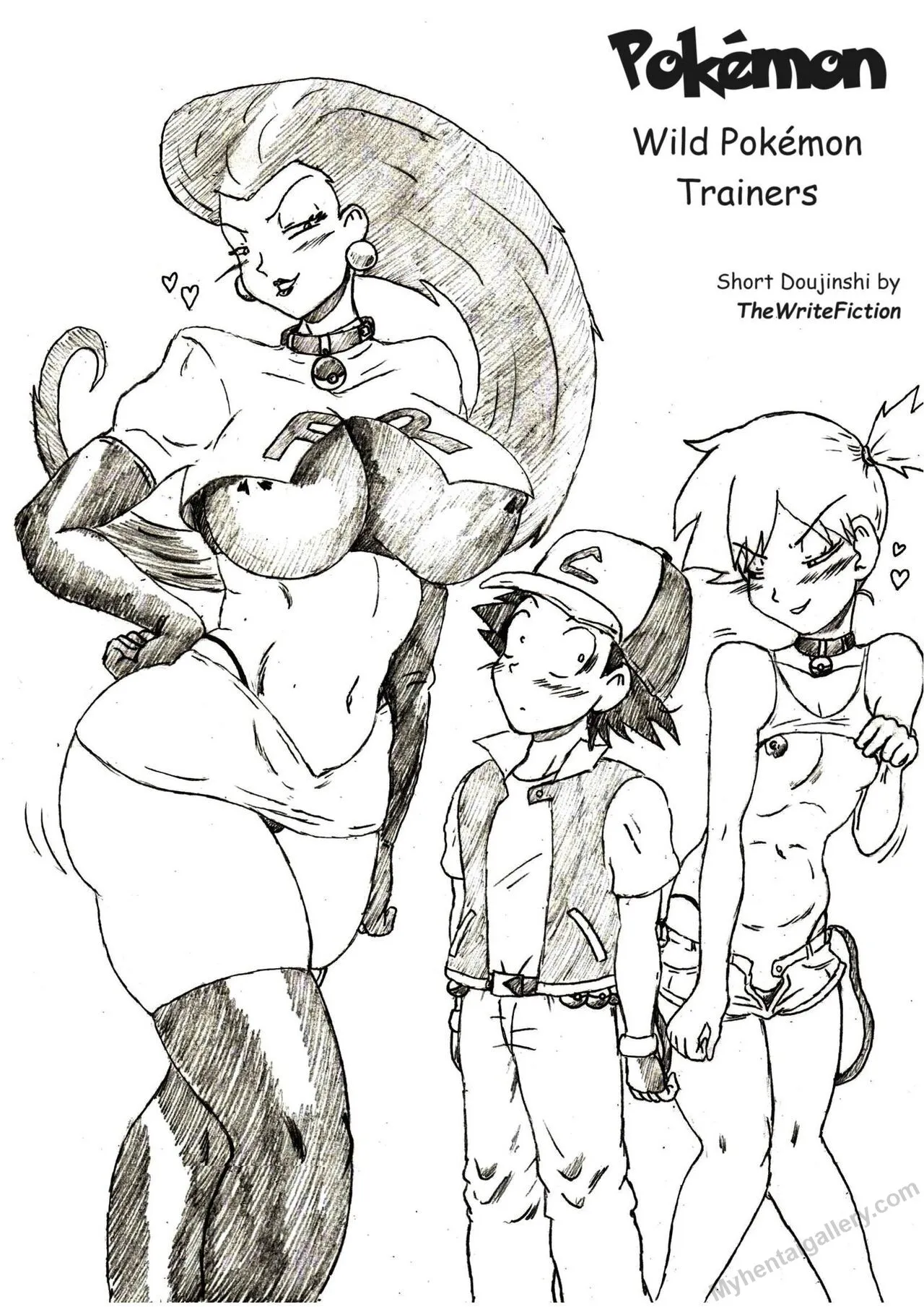 Wild Pokemon Trainers porno comics Cover