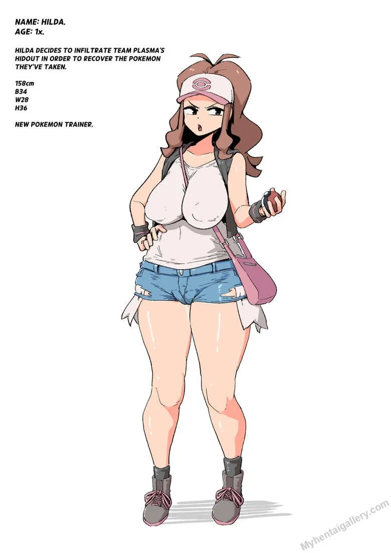 Hilda Captured By Team Plasma porno comics Cover