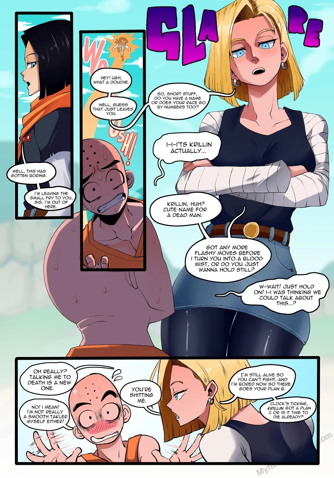 Krillin's Plan B porno comics