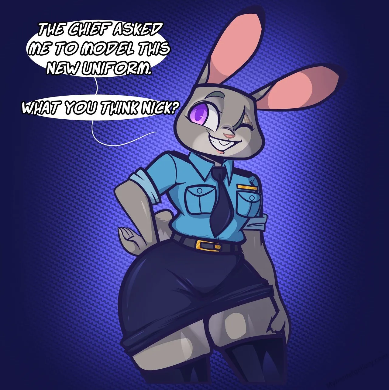 Judy's New Uniform porno comics
