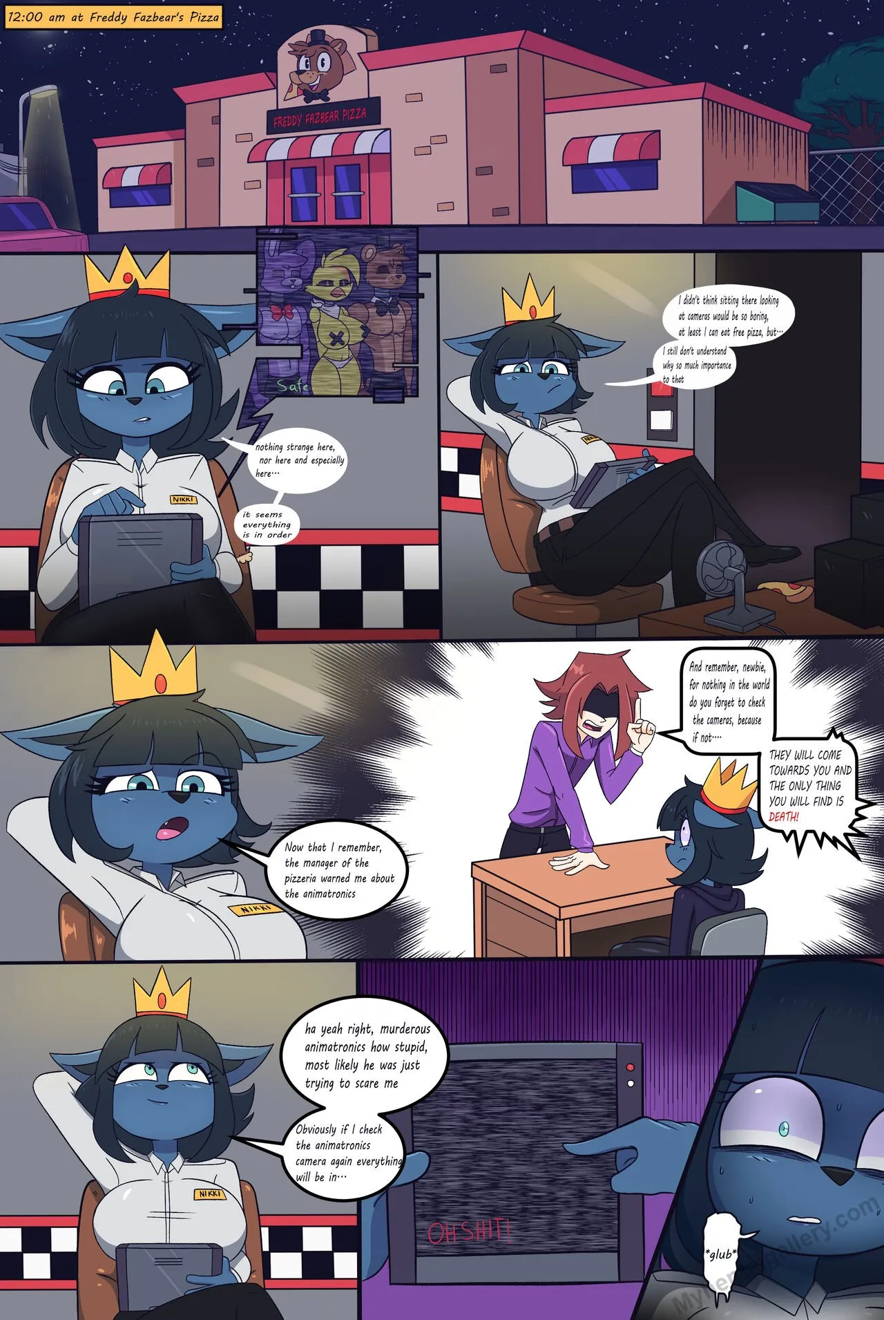 One Night With Freddy porno comics