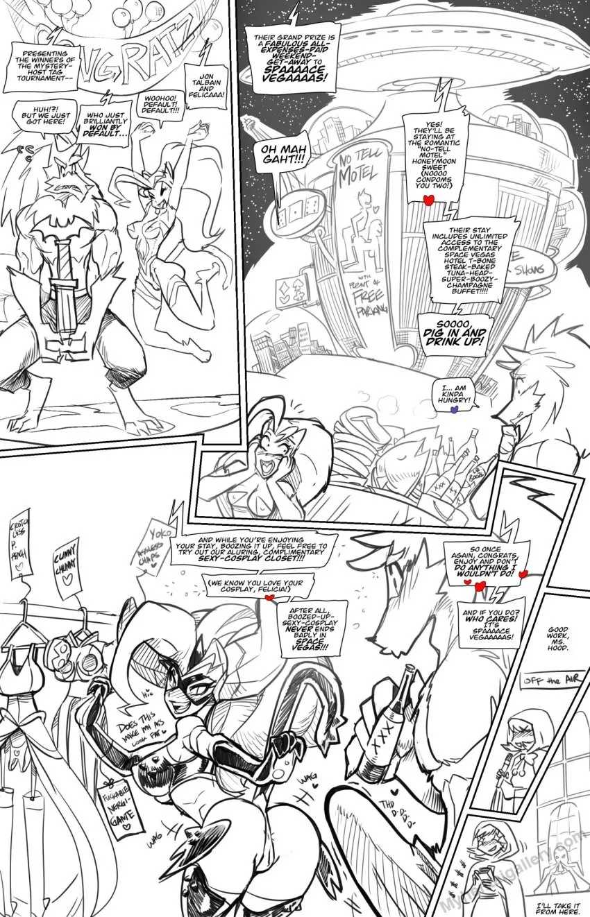 Space Vegas porno comics Cover