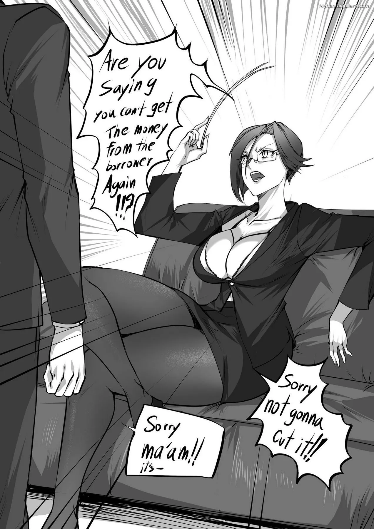 My Boss Is A Hot Office Lady porno comics