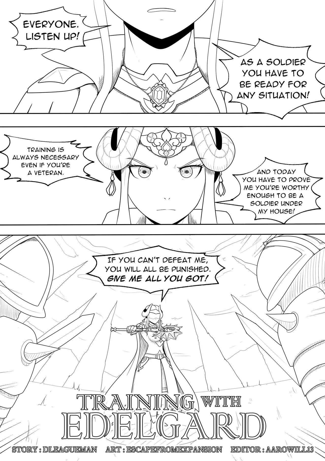 Training With Edelgard porno comics Cover