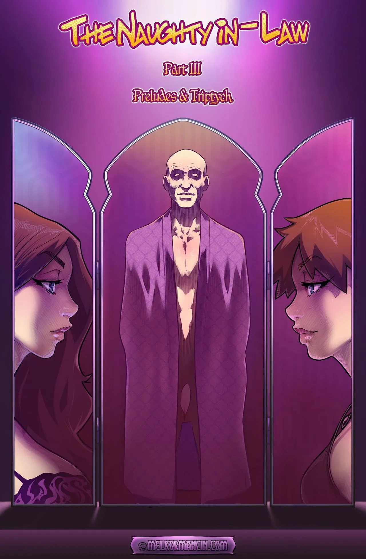The Naughty In-Law 3 - Preludes & Triptych porno comics Cover