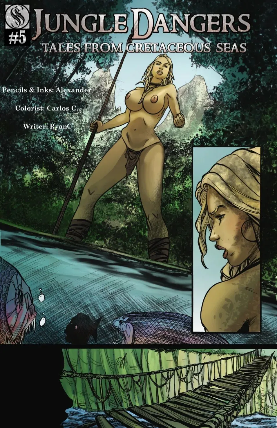 Jungle Dangers 5 porno comics Cover