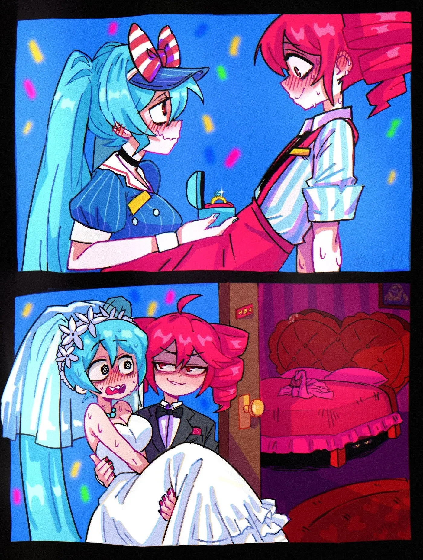Wedding Night! porno comics
