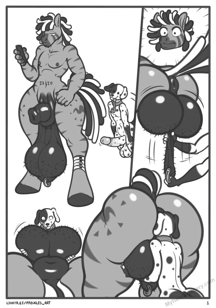 Zeke x Lunares porno comics Cover
