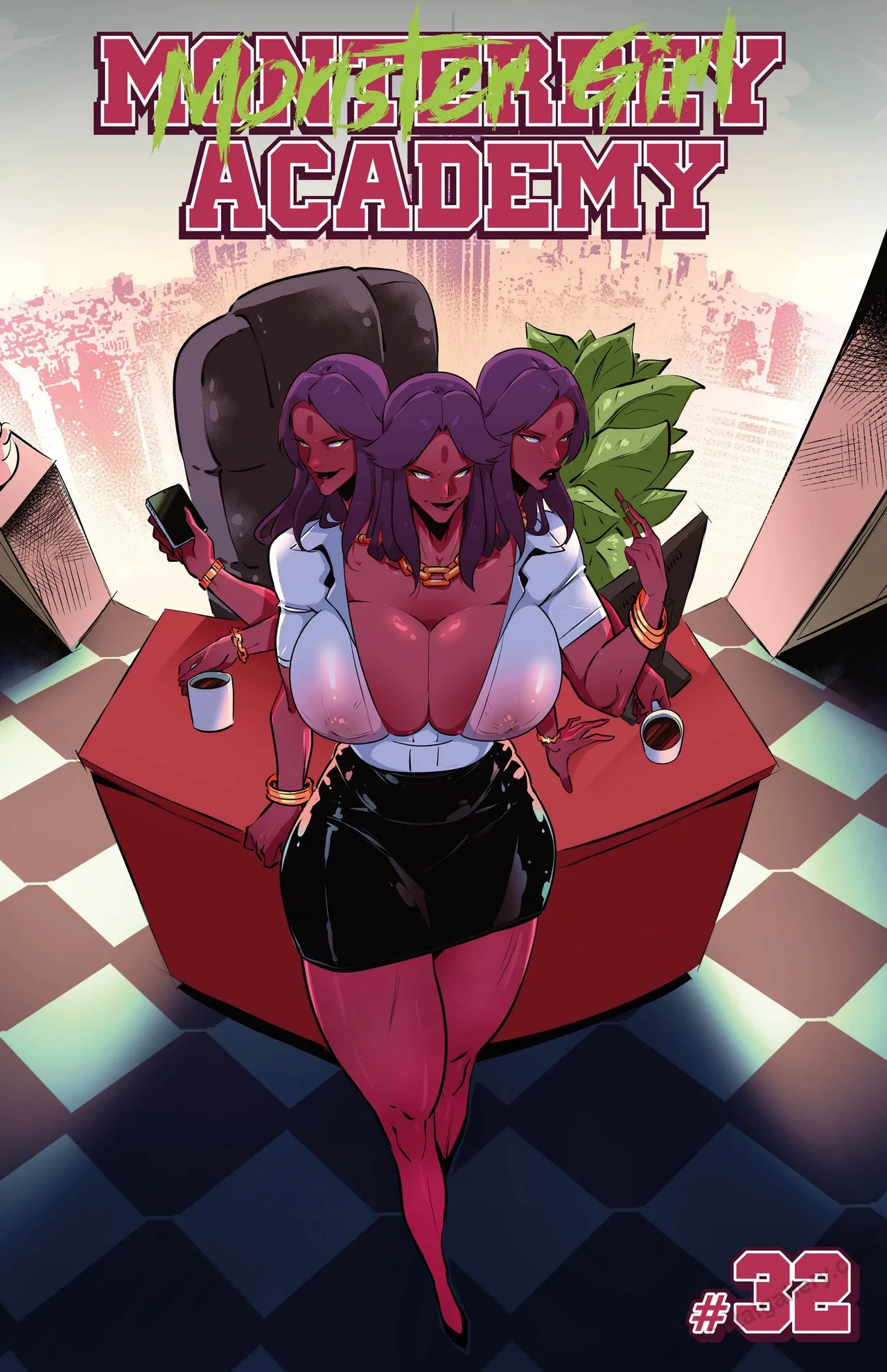 Monster Girl Academy 32 porno comics Cover