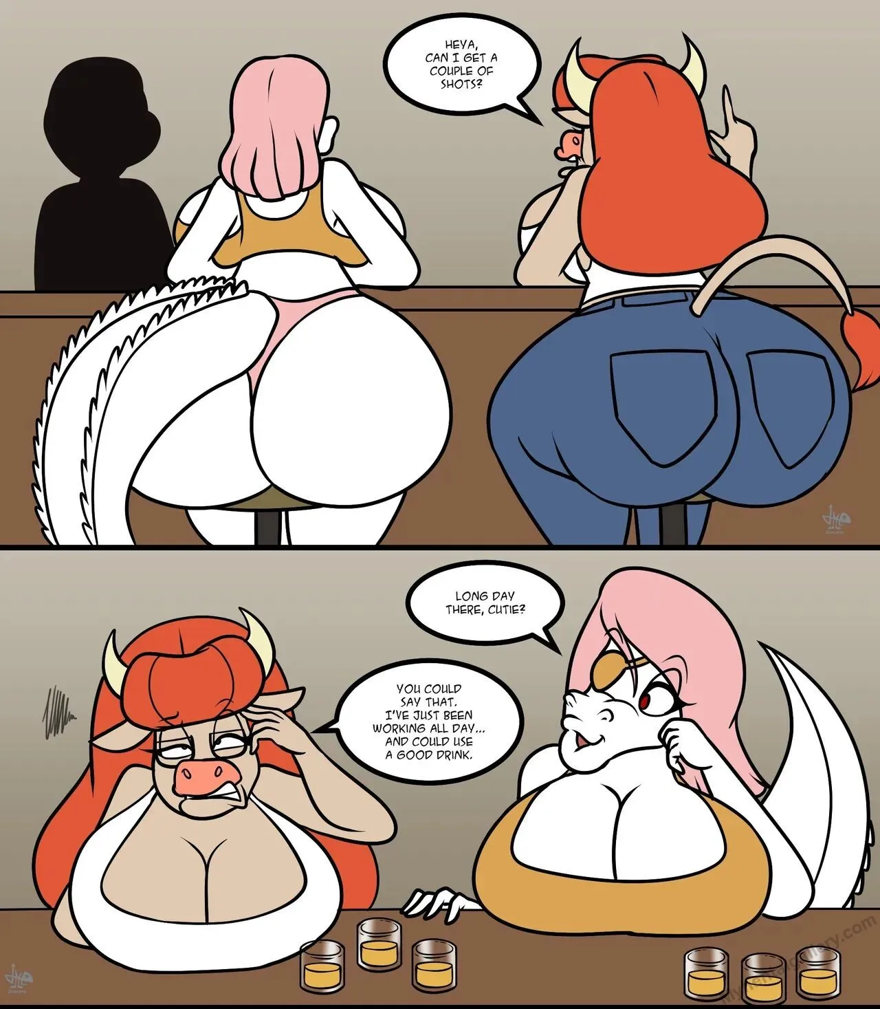 Fun At The Bar porno comics Cover