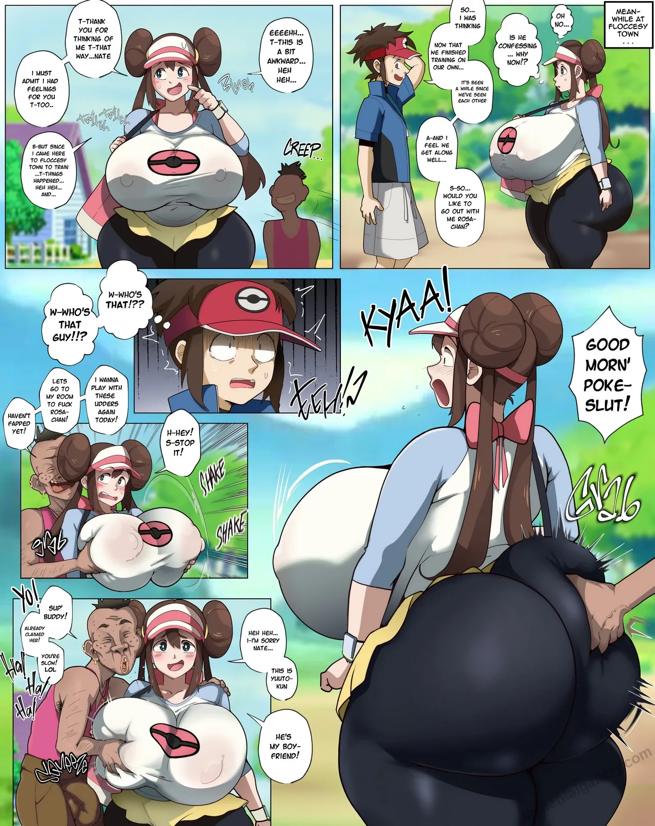 Rosa x Delinquent porno comics Cover