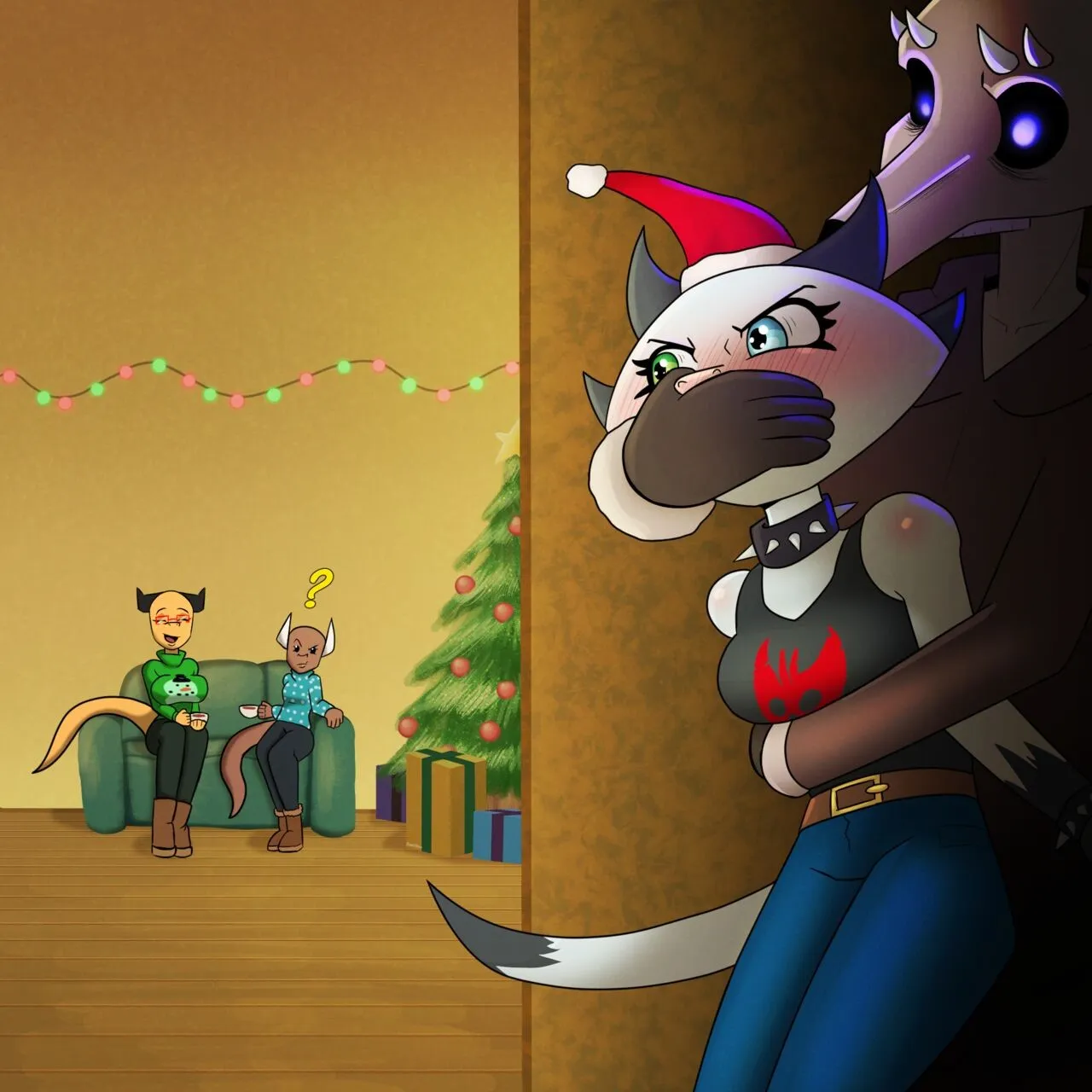 A Kobold Christmas Invasion! porno comics Cover