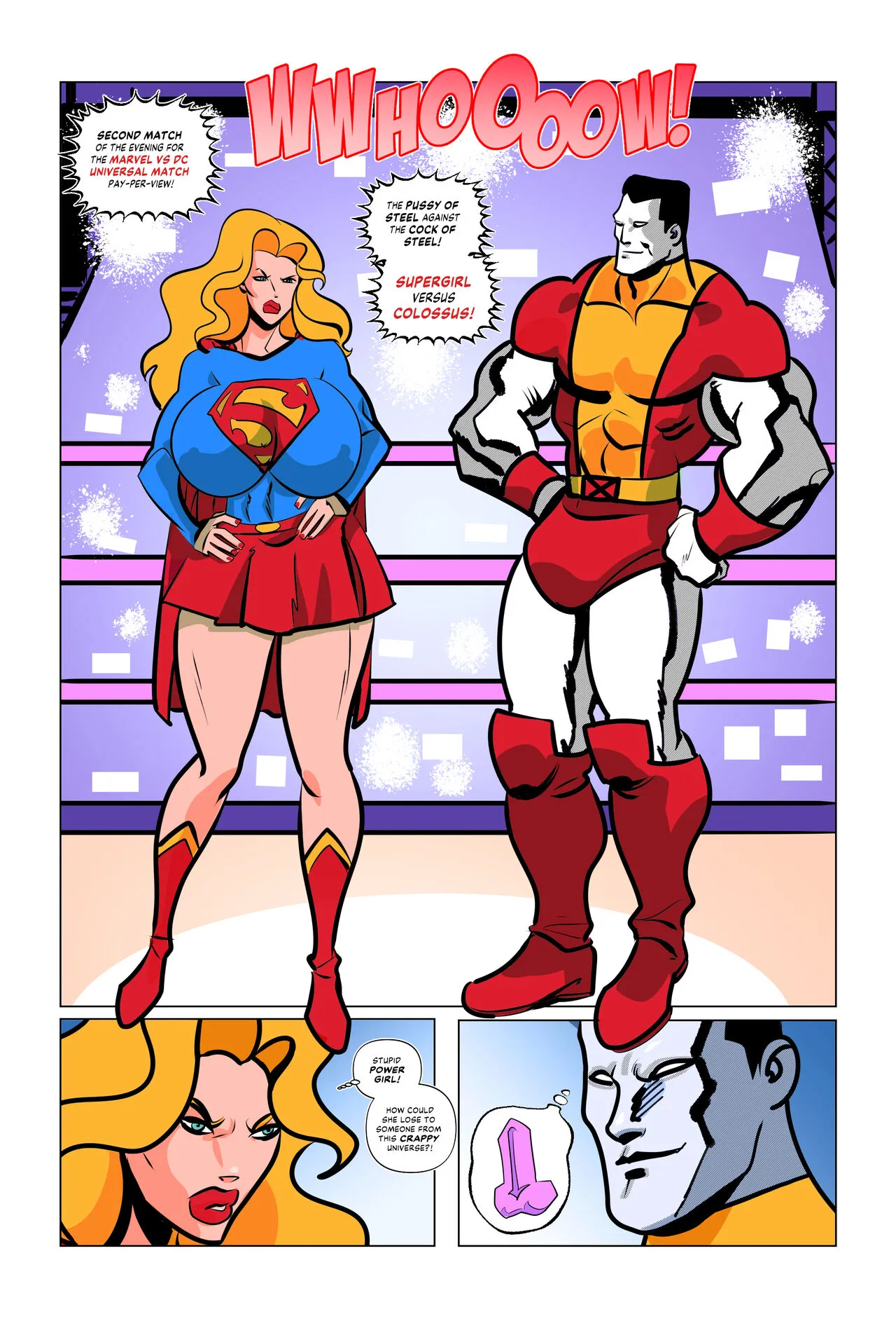 Steel Fight porno comics Cover