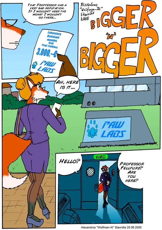 Bigger N' Bigger porno comics