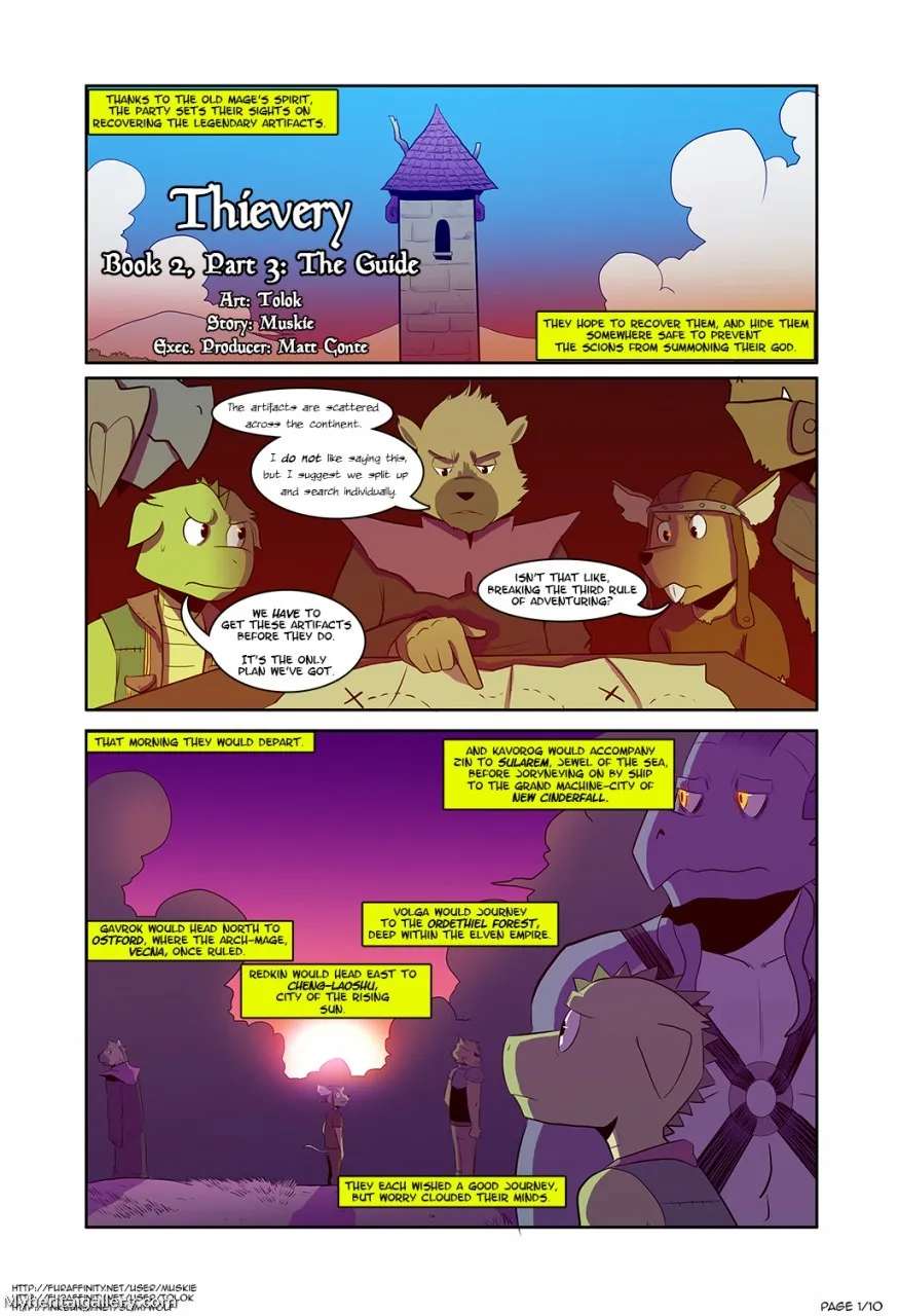 Thievery 2 - Issue 3 - The Guide porno comics Cover