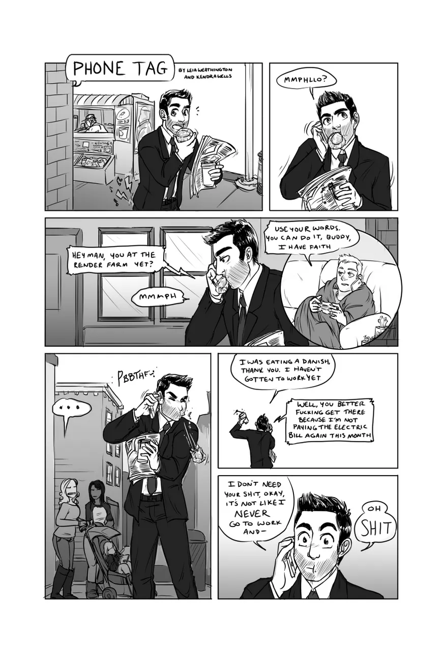 Phone Tag porno comics