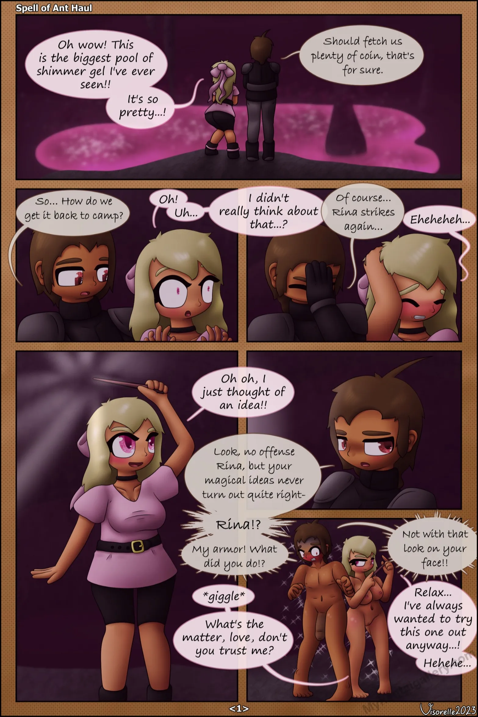 Spell Of Ant Haul porno comics Cover