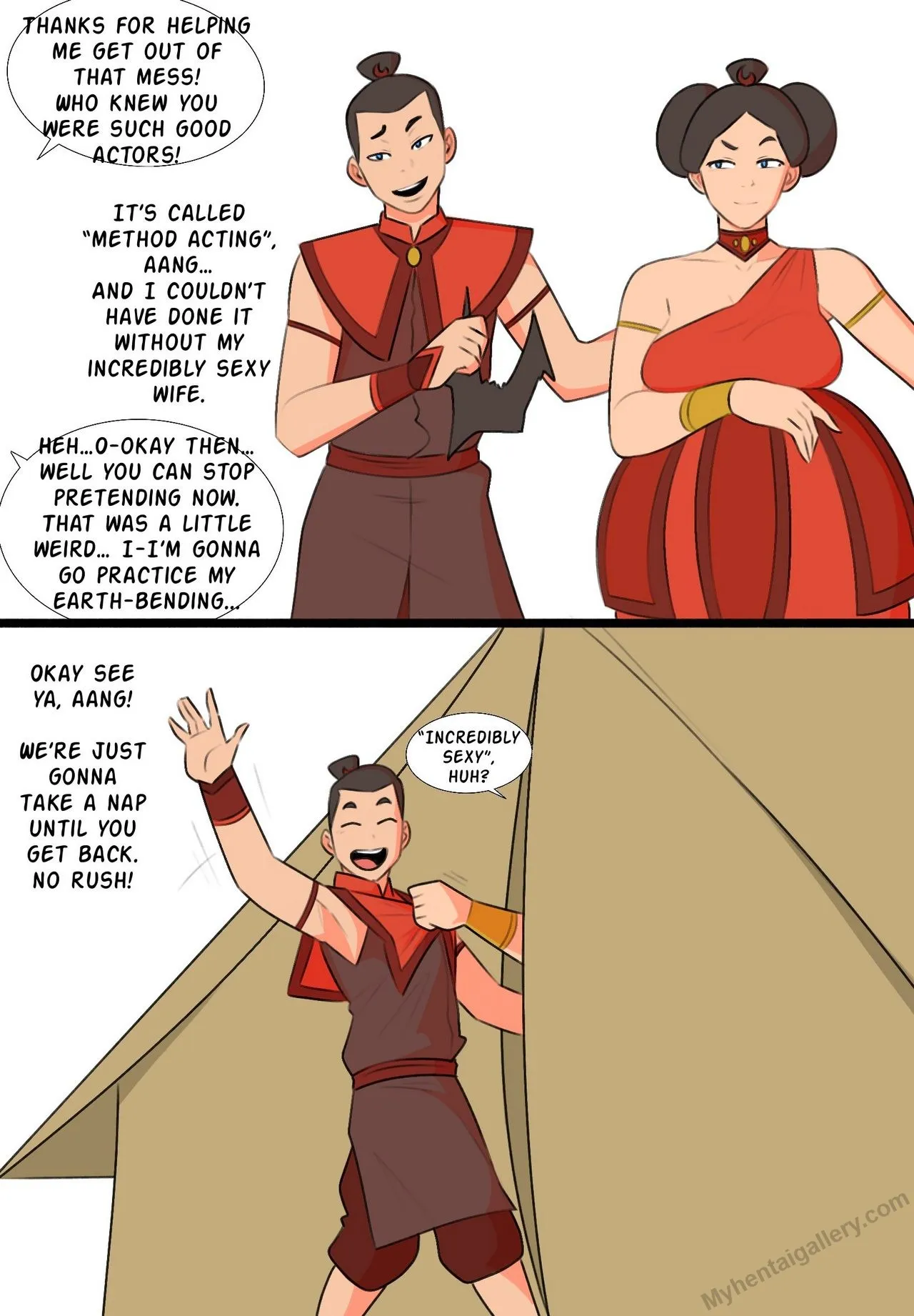Mr Wang & Mrs Sapphire Fire porno comics
