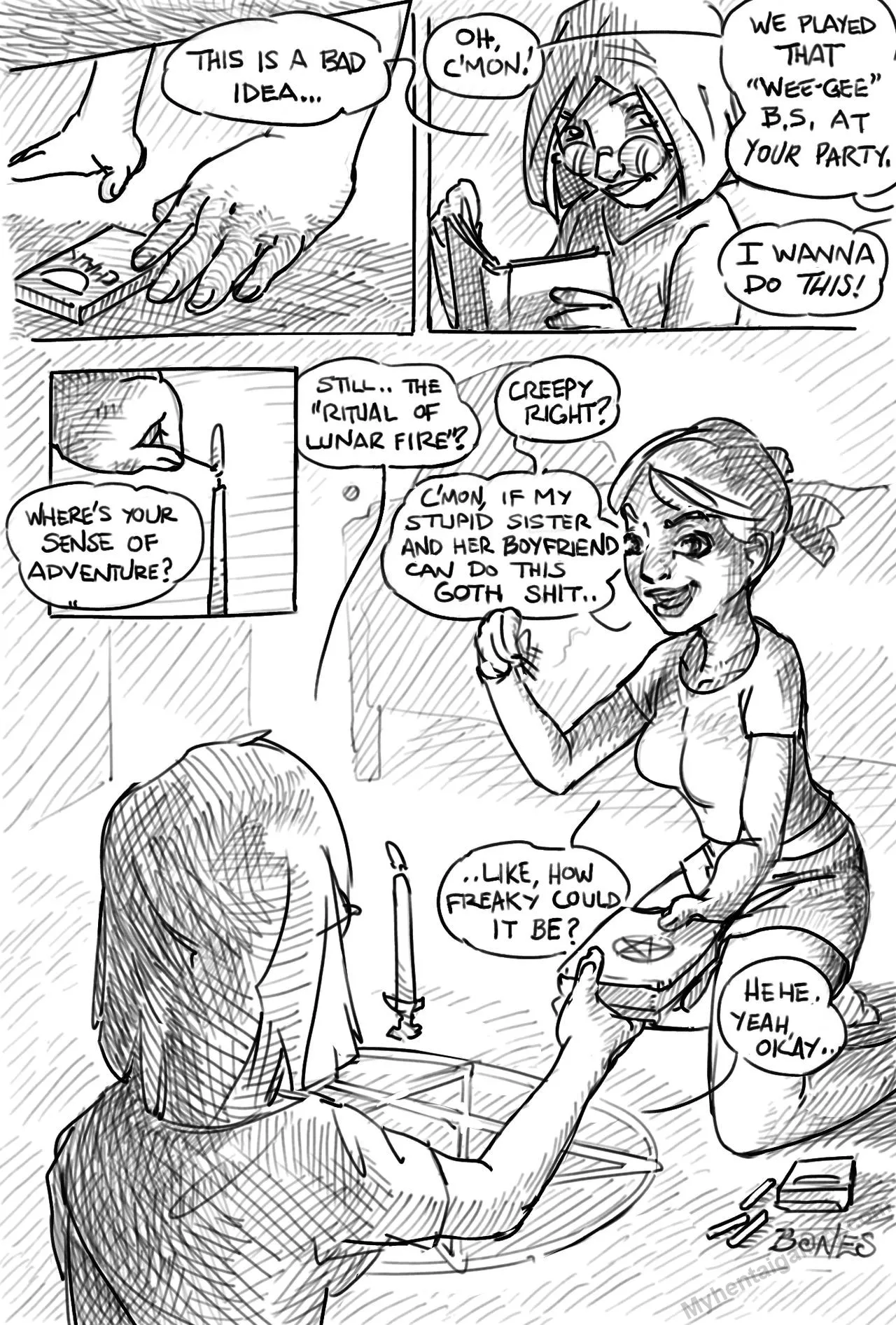 Sleepover porno comics Cover