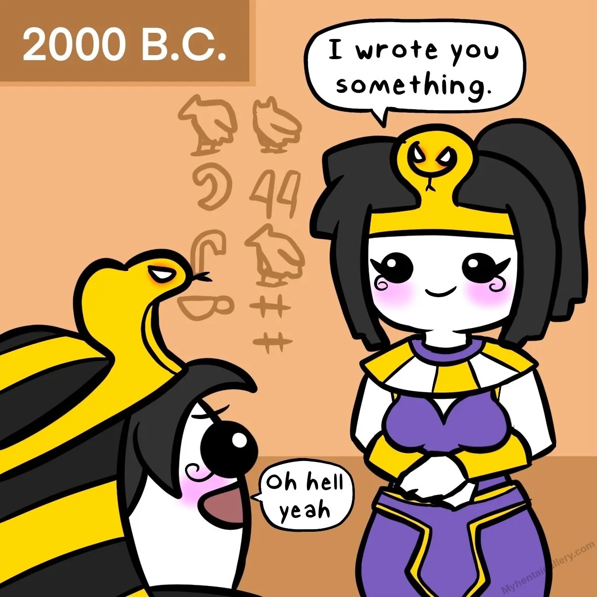 Hieroglyphics porno comics