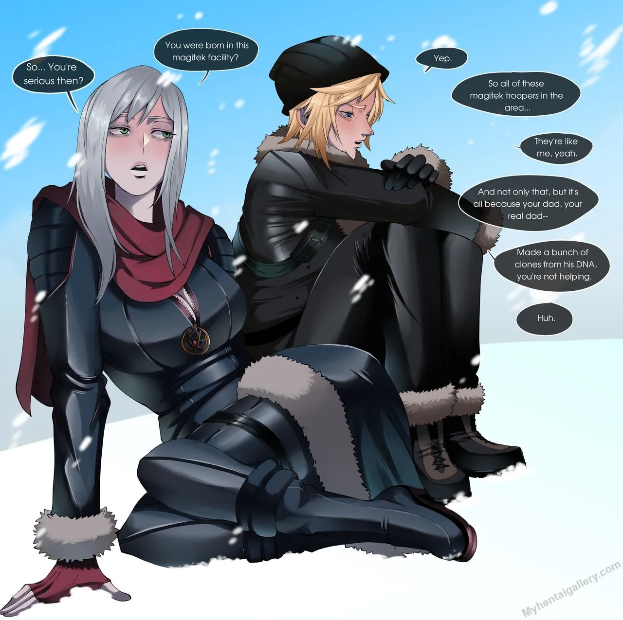 Aranea x Prompto porno comics