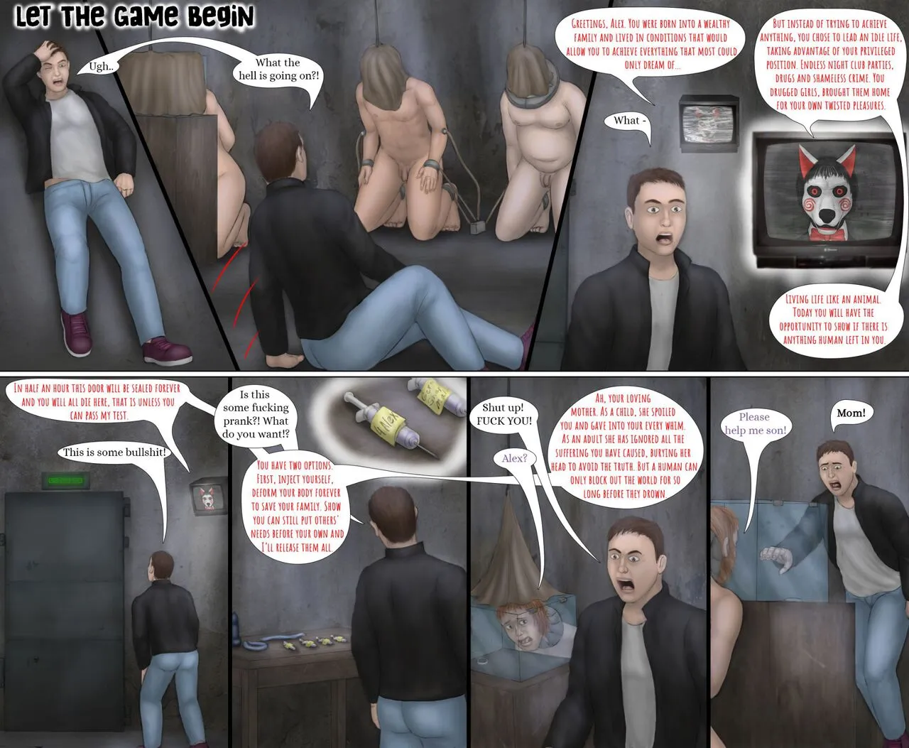 Let The Game Begin porno comics Cover