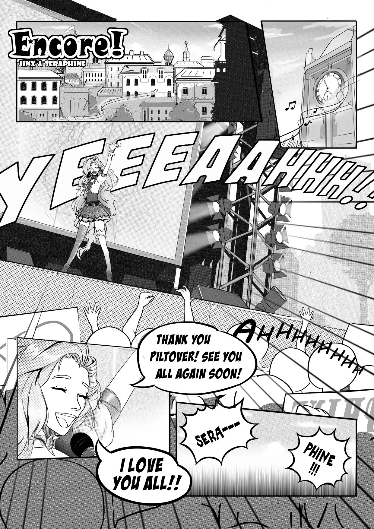 Jinx & Seraphine - Encore! porno comics Cover