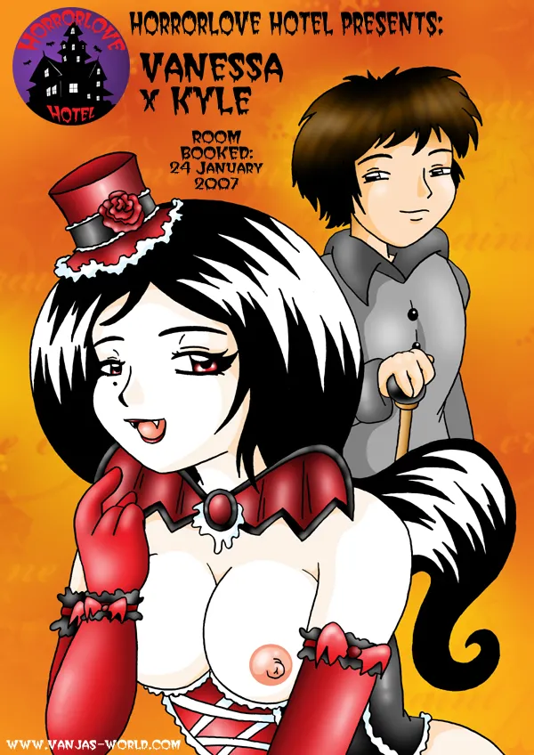 Horrorlove Hotel - Vanessa x Kyle porno comics Cover