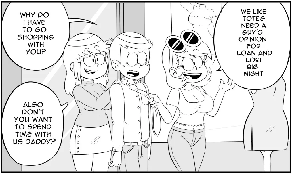 Shopping With The Daughters porno comics