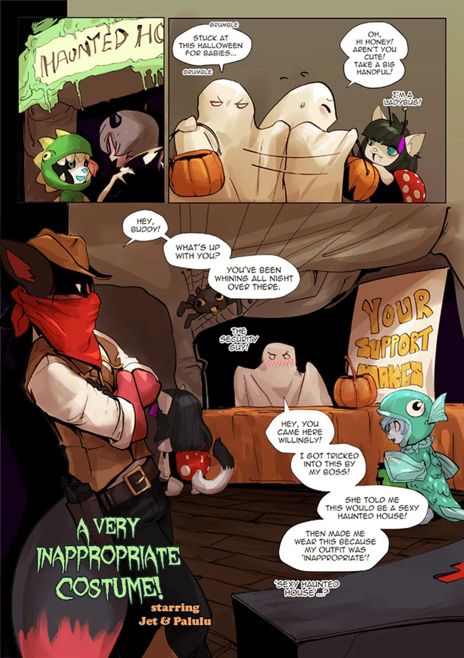 A Very Inappropriate Costume porno comics Cover