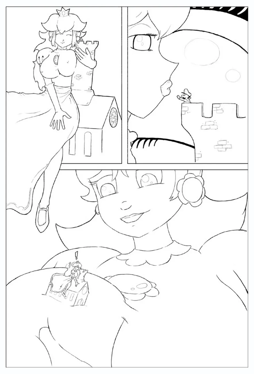Peach Vs Daisy porno comics
