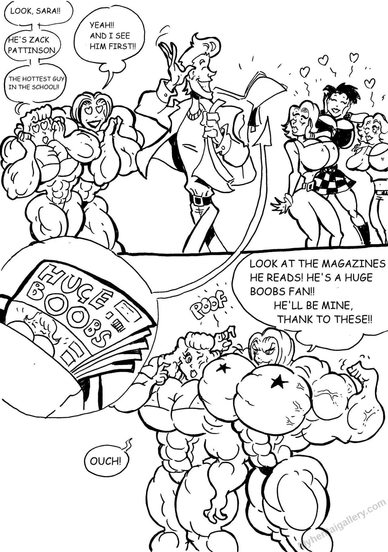 Sylvie 'N' Sara - The Crush porno comics Cover
