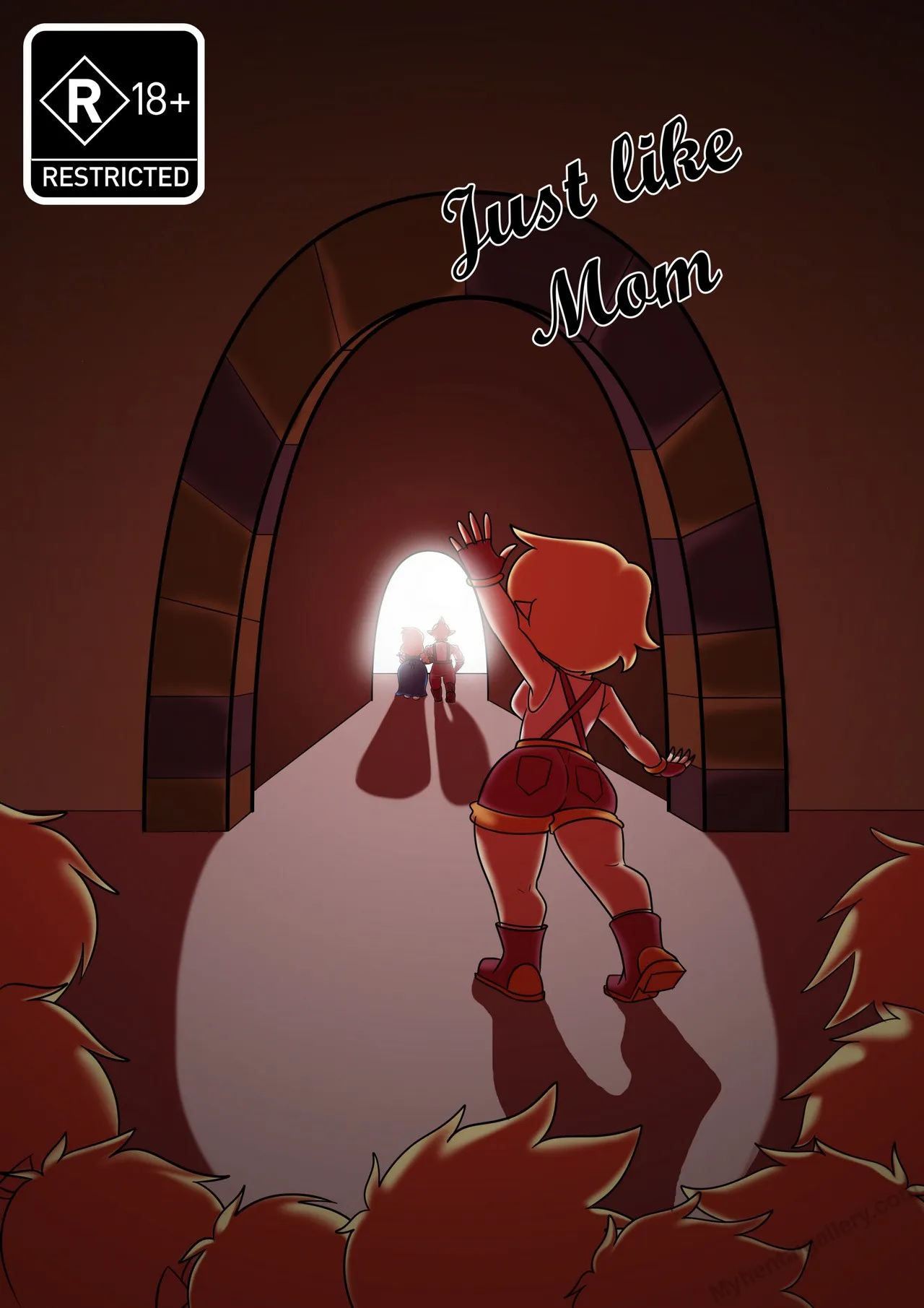 Just Like Mom porno comics Cover