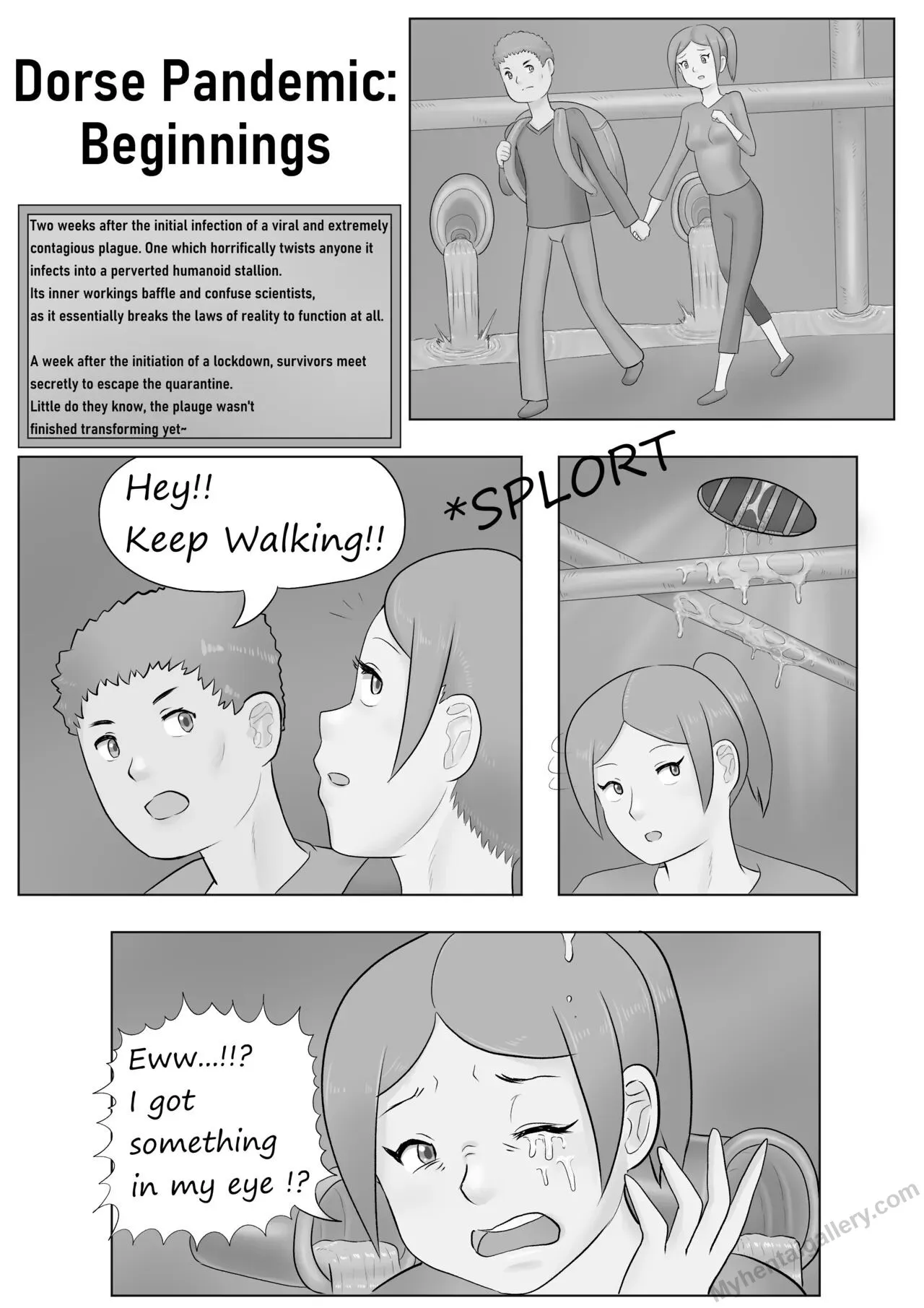 Dorse Pandemic - Beginnings porno comics